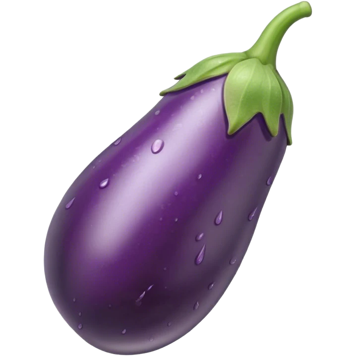 Wet eggplant  emoji