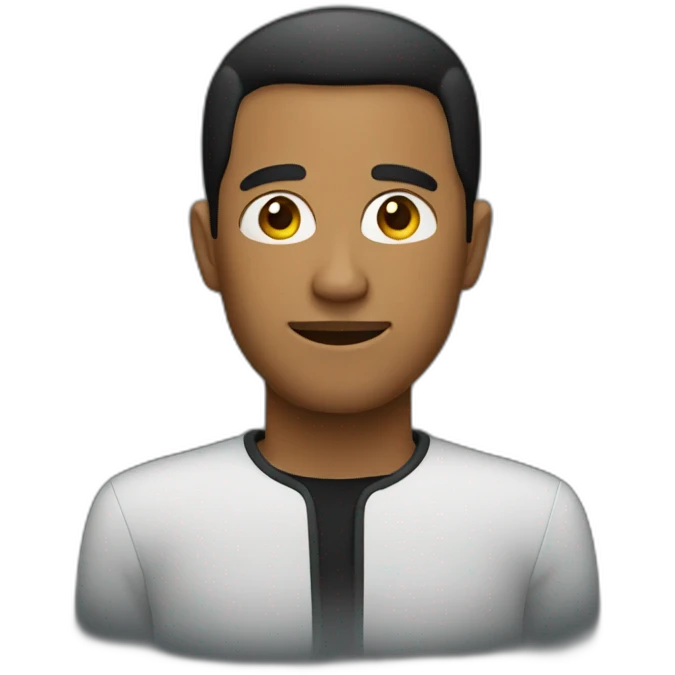 Man in black emoji