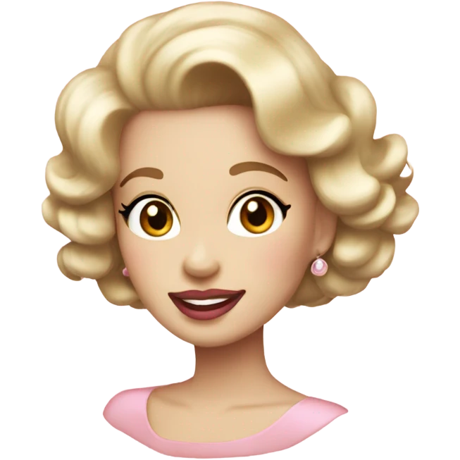 light pink vintage coquette  emoji