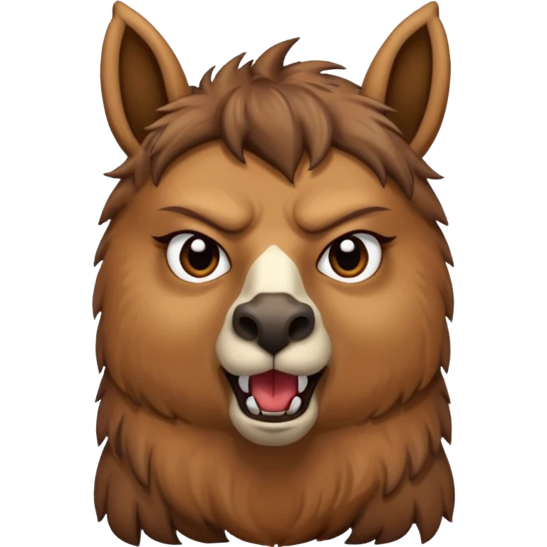 spitting llama emoji