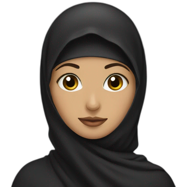 Niqab girl emoji
