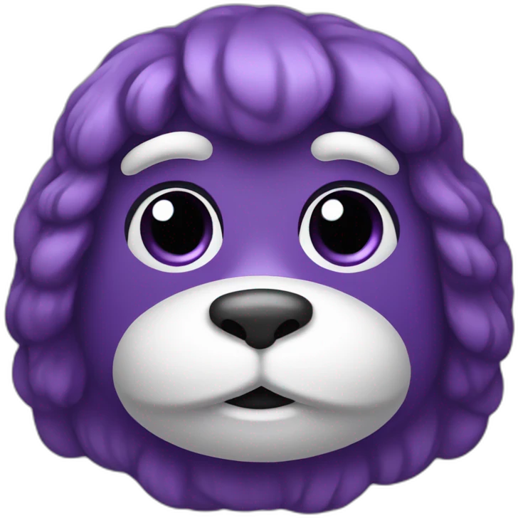 singe violet emoji