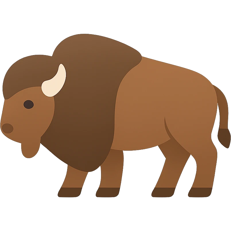 Bison emoji