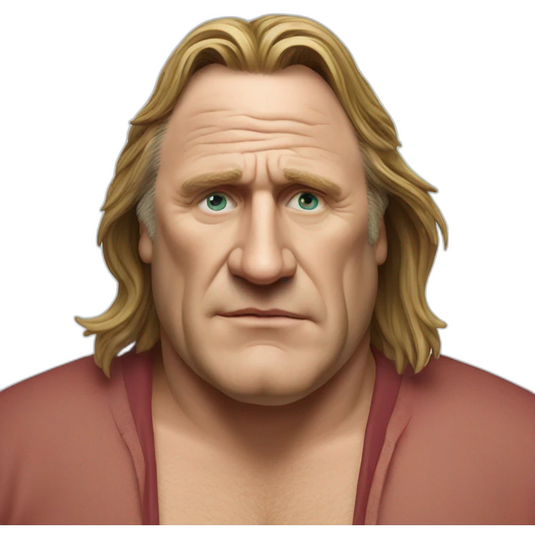 Depardieu surf emoji