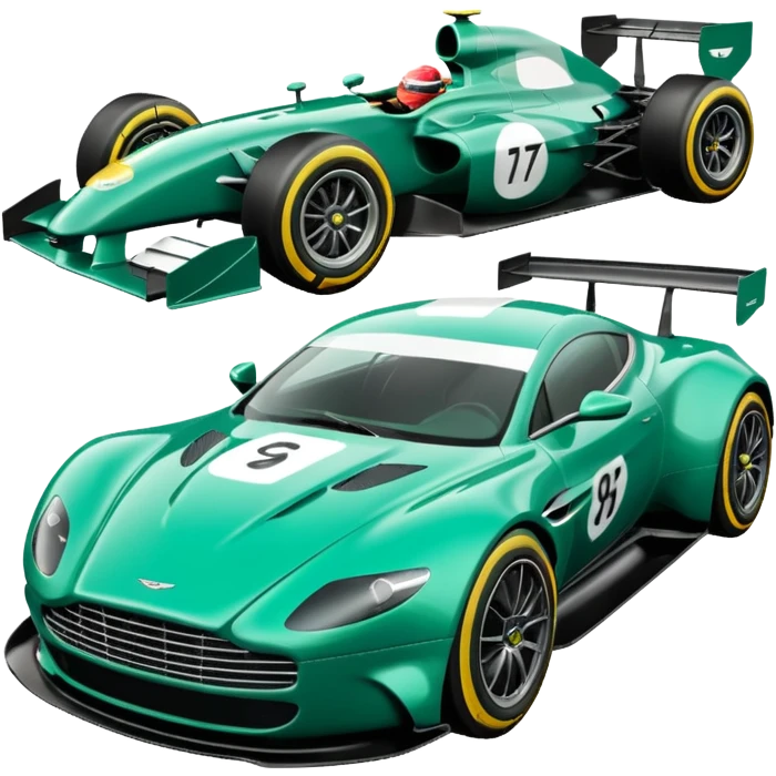 formula one aston martin emoji