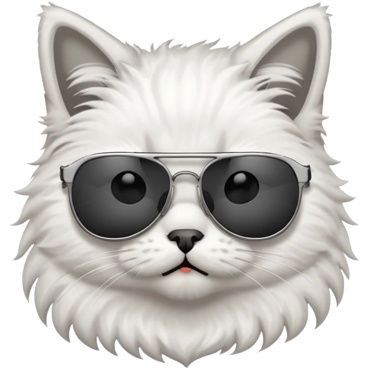 Cat wearing sunglasses and he has a sign on top of him saying "niall and arhaan are stupid" emoji