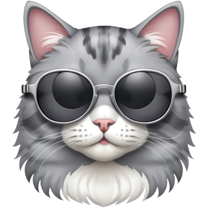 Cat wearing sunglasses emoji