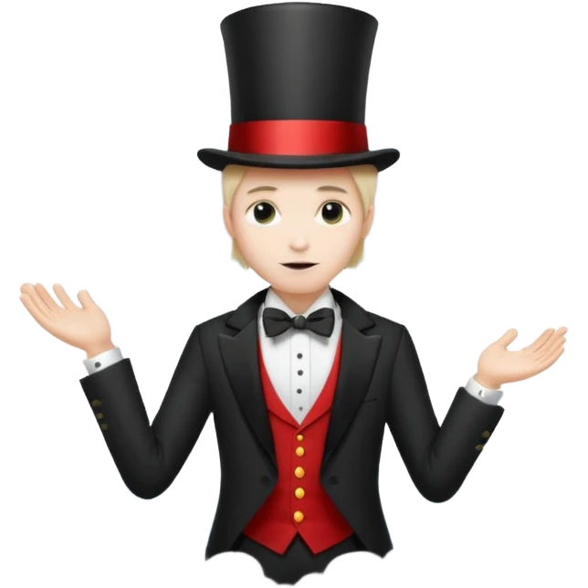 a magician who disappears into fog emoji