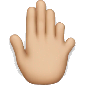 finger triangle emoji