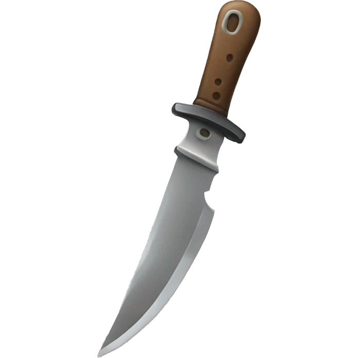 flying knife emoji