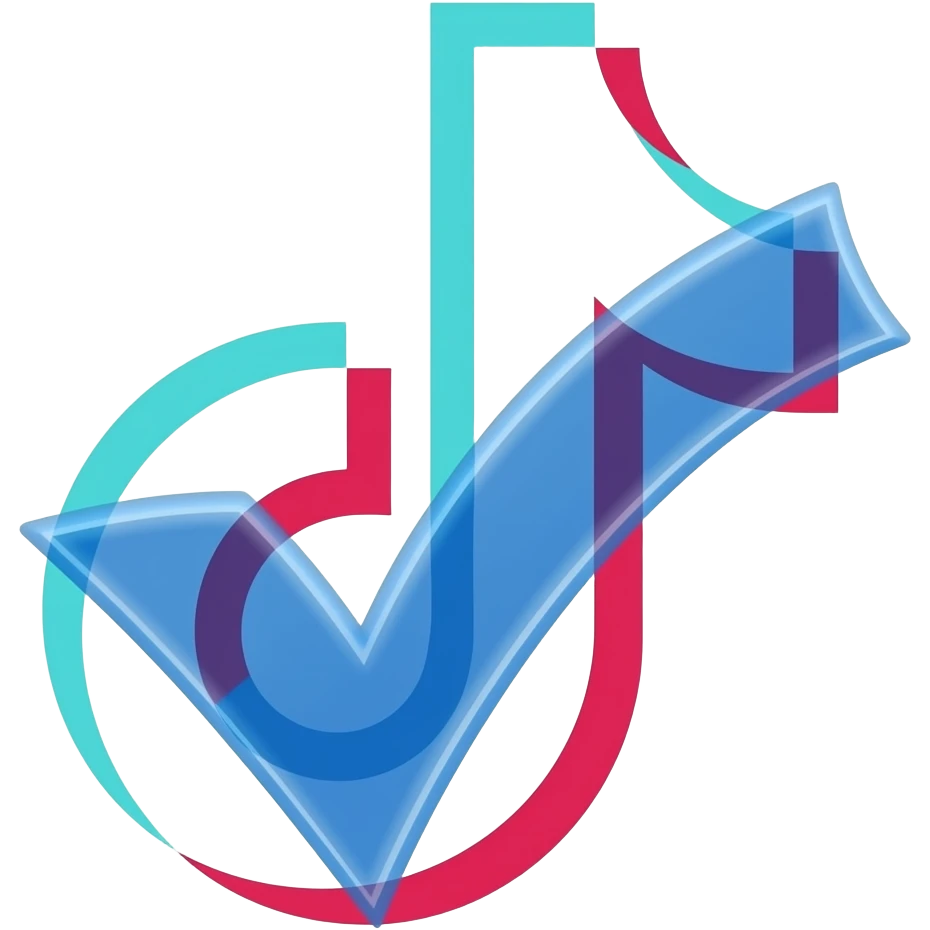 Tiktok Veryfied blue haken emoji