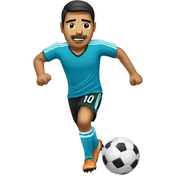 mexican guy playing soccer emoji