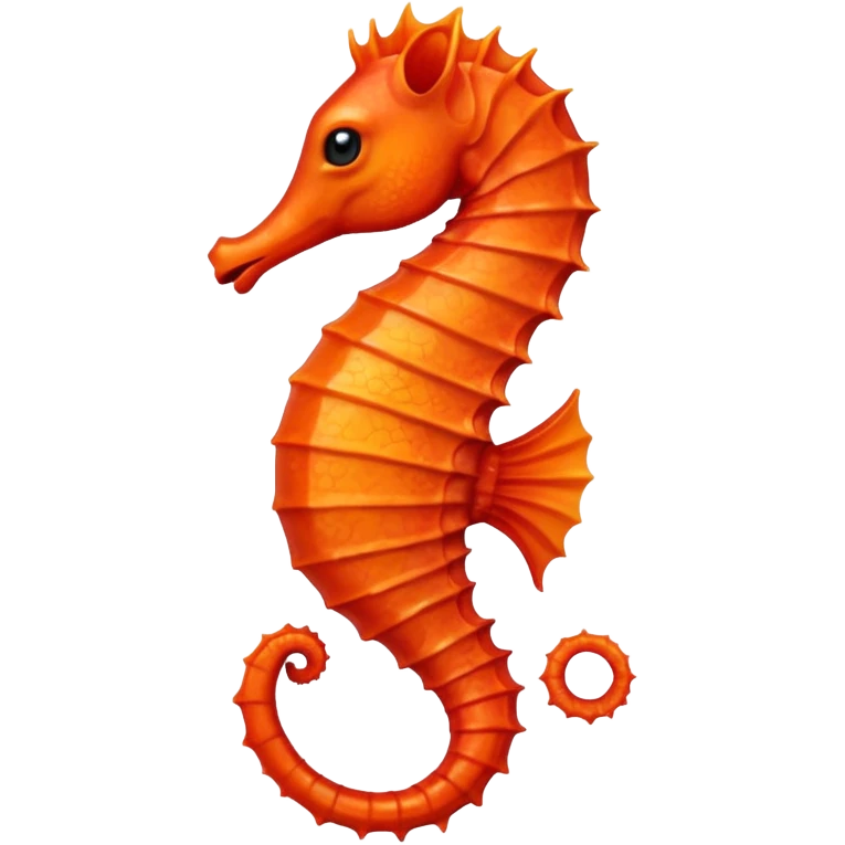red Seahorse emoji