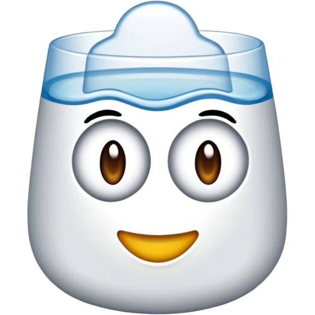 dolu rakı bardağı ,içki beyaz, bardak ince uzun emoji