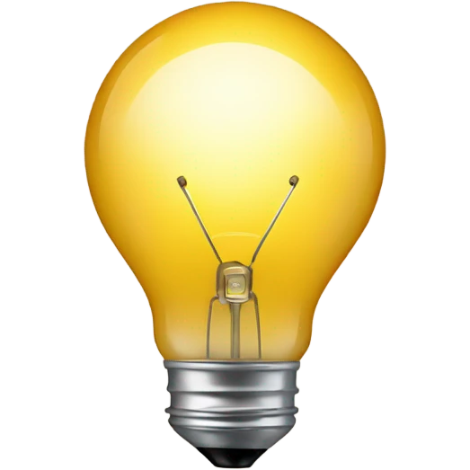 pointing to a lightbulb smiling emoji