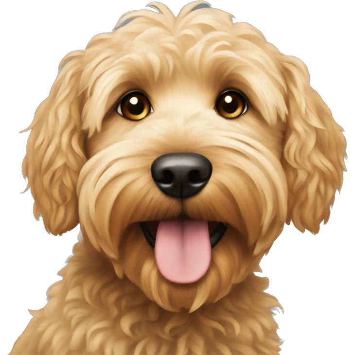 Golden doodle and a yorkie  emoji