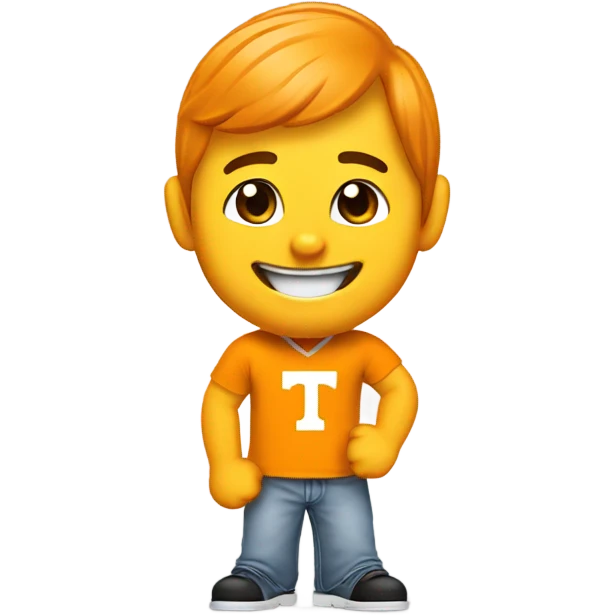 Tennessee Vols fan with thumbs up emoji