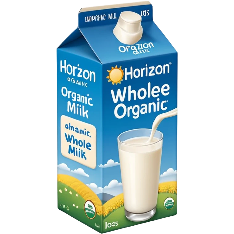Horizon organic whole milk emoji