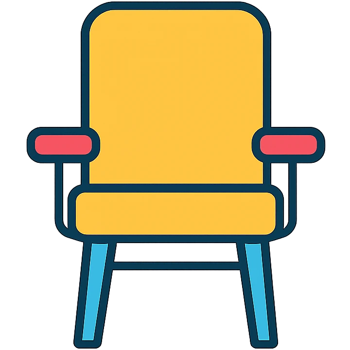 A chair emoji