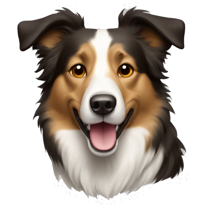 Shepard border collie mix dog  emoji