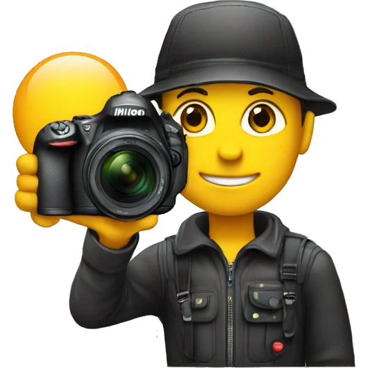 Photographe avec deux Nikon  emoji