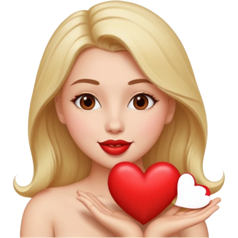 girl big big boobs shape kiss  emoji