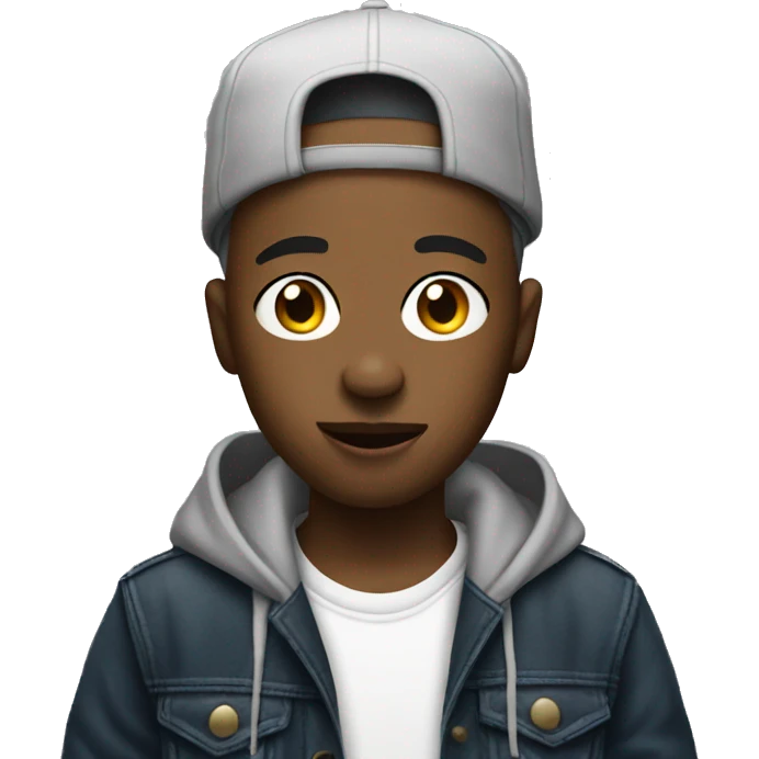 Rapper boy emoji