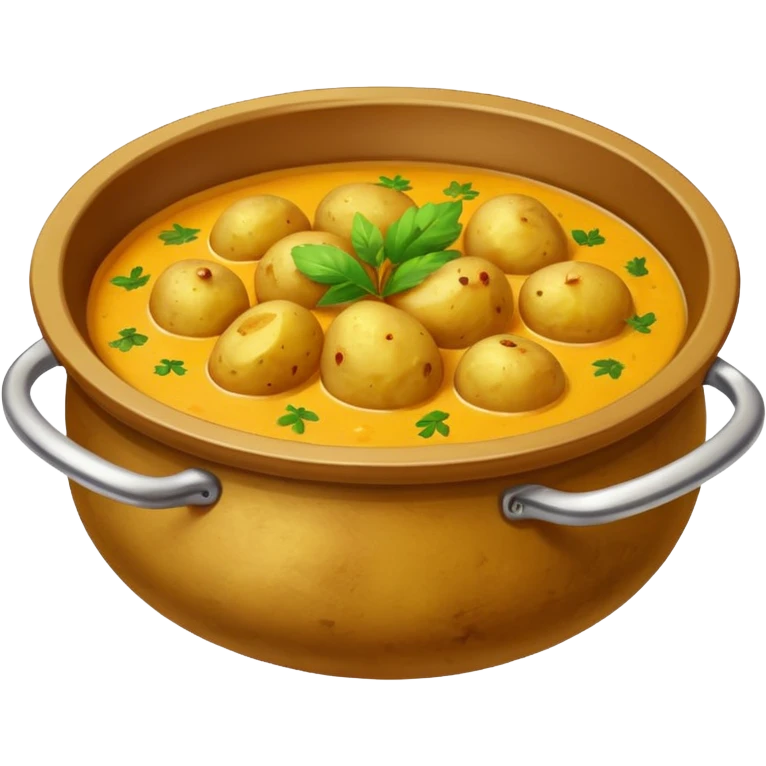 Potato curry emoji