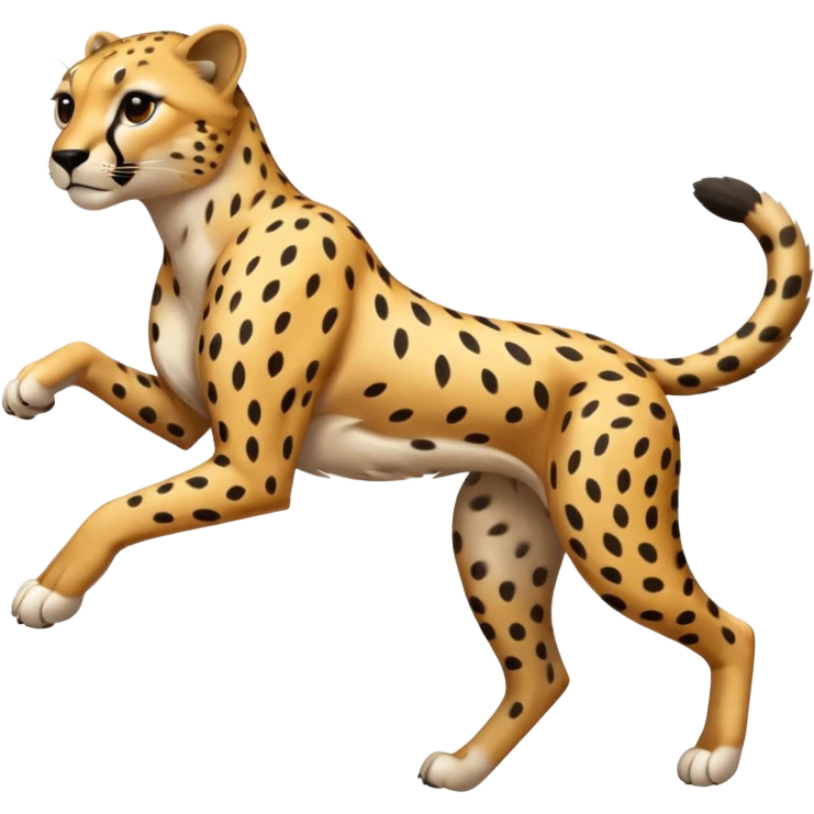 fast aggressive jumping running sheetah

 emoji