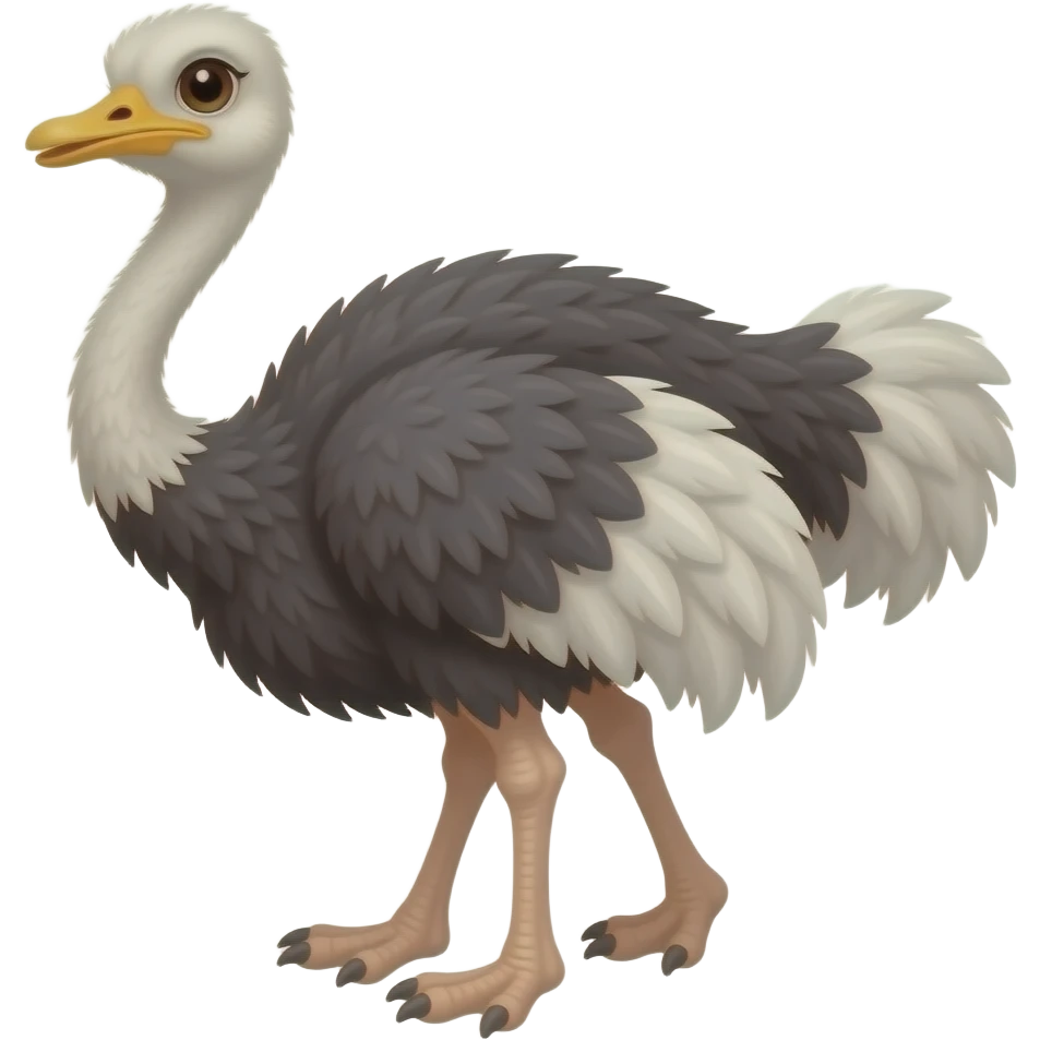 Ostrich emoji