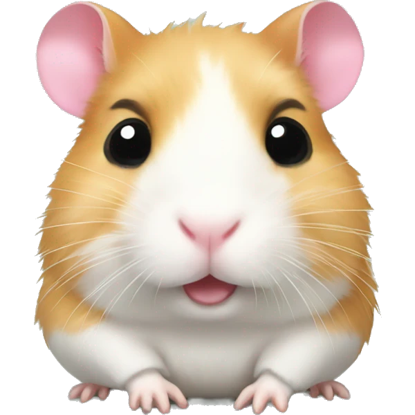hamster with bows emoji