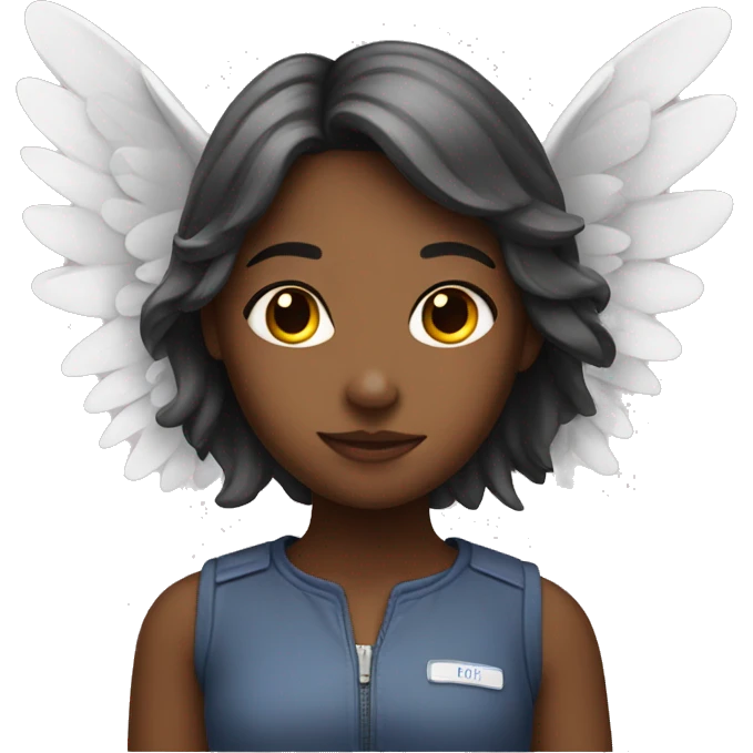 Girl with wings emoji