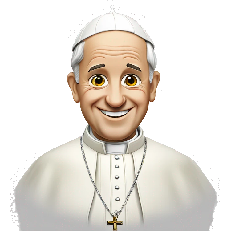 Pope Francis smiles emoji
