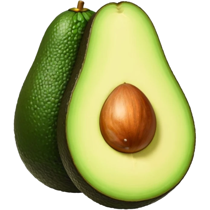 sliced avocado emoji