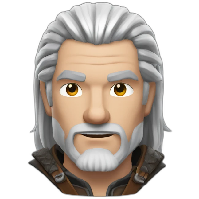 Geralt of Rivia emoji