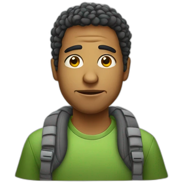 Brazilian poor guy emoji