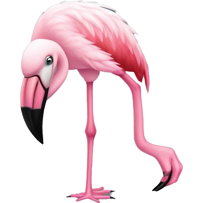 emo flamingo emoji