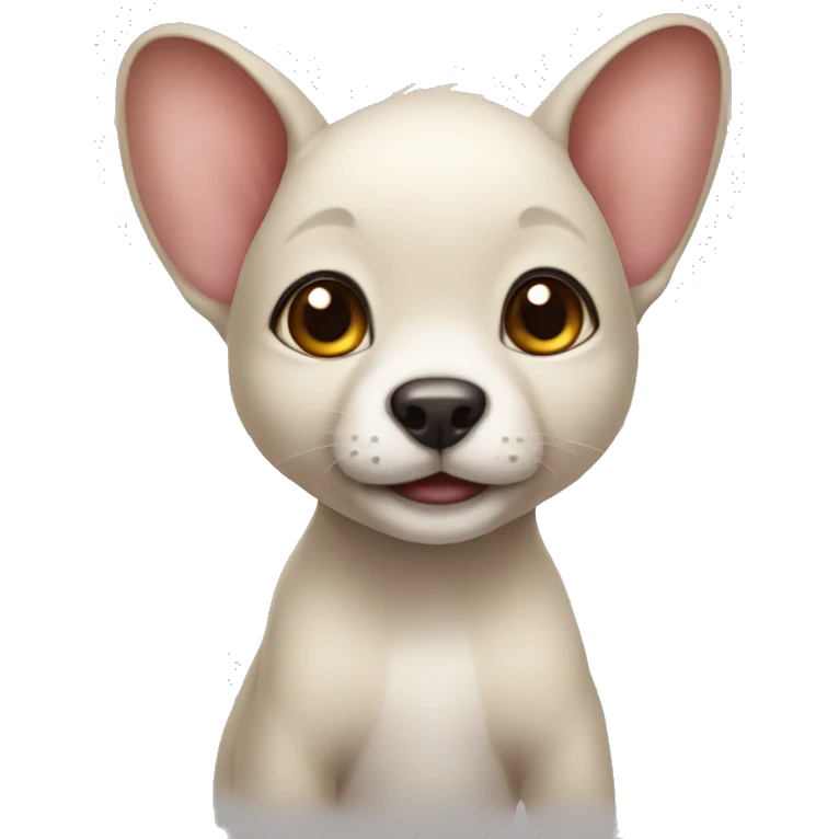 Earless cute animal critter emoji