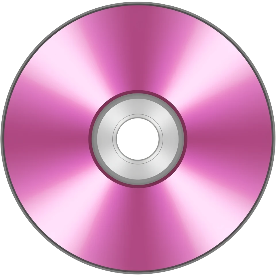 Pink cd emoji