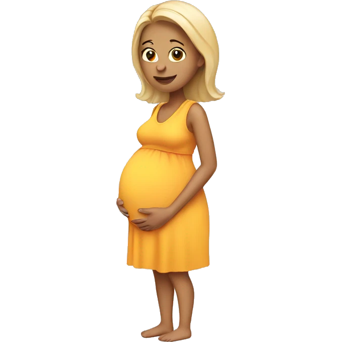White pregnant woman  emoji