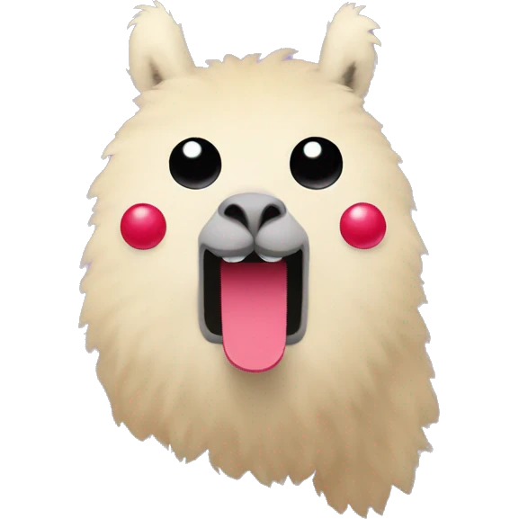 Alpaca pac man emoji
