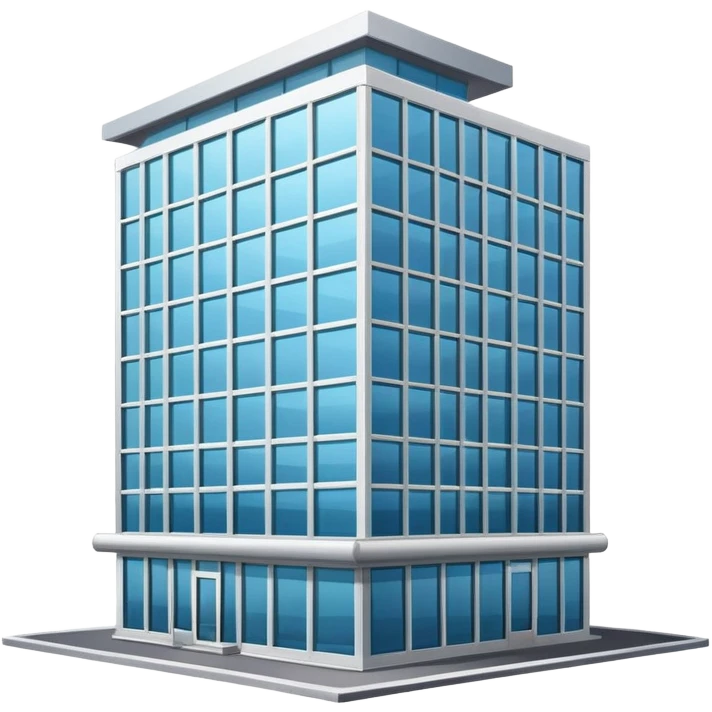 A professional office building representing a company emoji