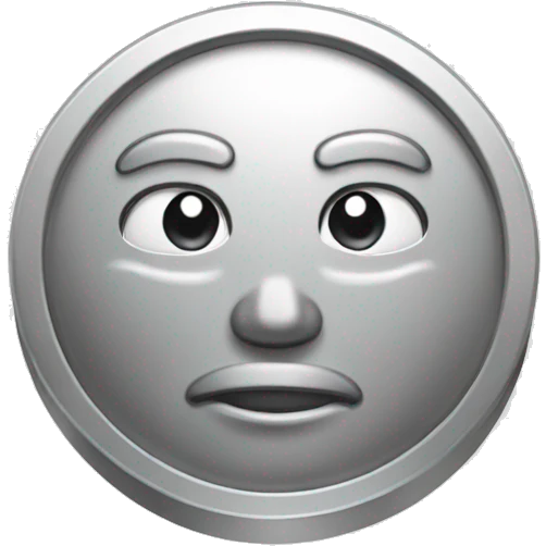 silver coin  emoji