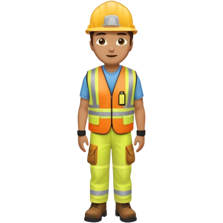 safety manager standing full body emoji