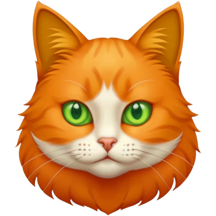 cat giving a warning emoji