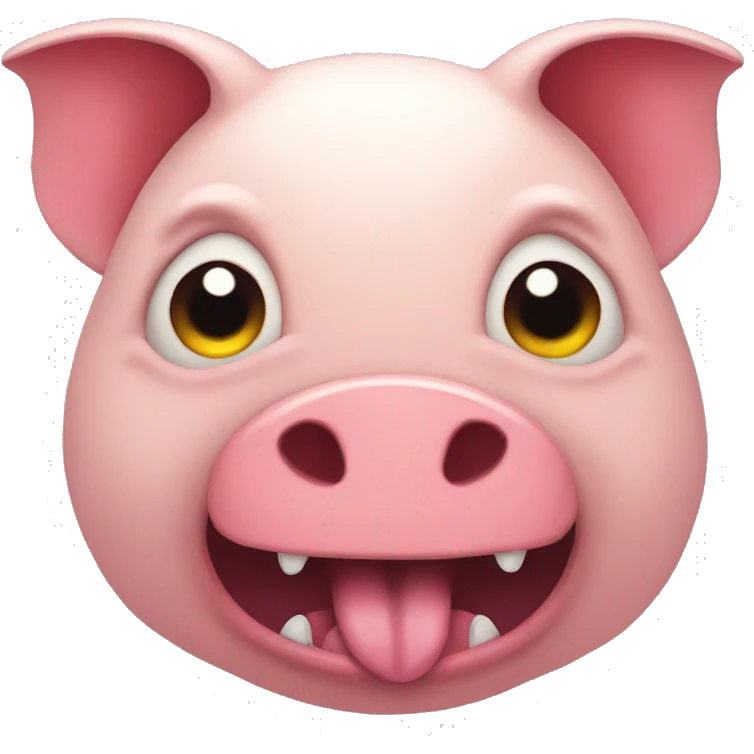 Demon piggy emoji
