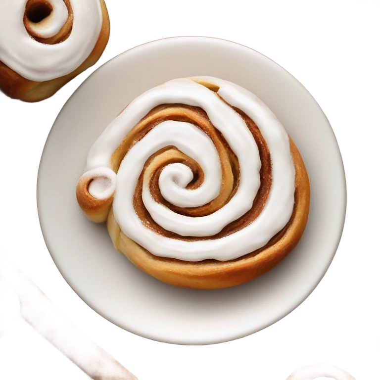 Christmas cinnamon roll emoji