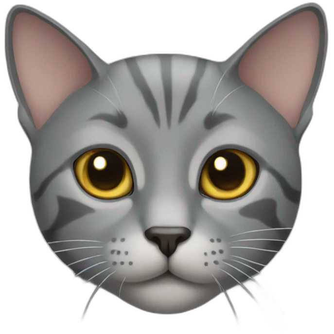 gray cat emoji