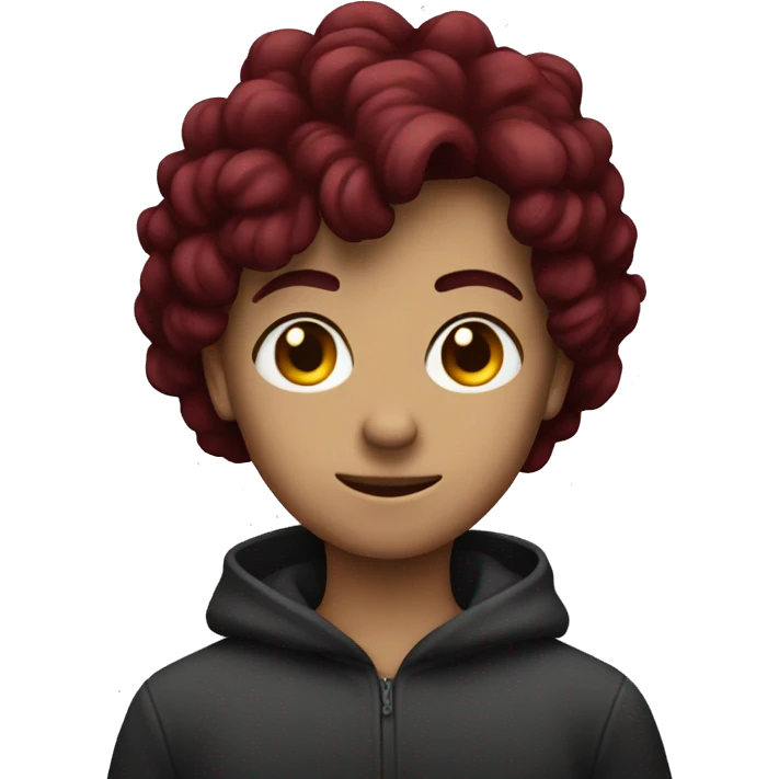 dark red emoji