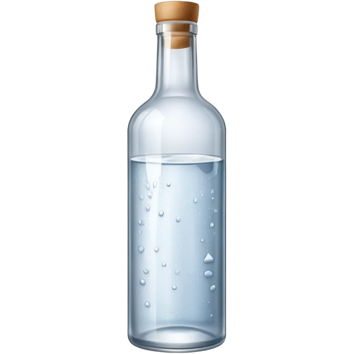 vodka bottle without ice emoji